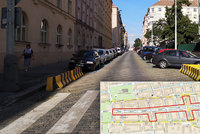 Více stromů, méně hluku v zatížené Slezské ulici: Praha 3 vypsala tendr na koncepční studii