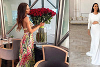 Eliška Bučková slaví 31. narozeniny! Od koho dostala nádherný pugét rudých růží?