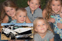Početná rodina uvízla po nehodě ve vraku vozu: Otec volal pomoc hodinkami, mezitím dvě děti zemřely