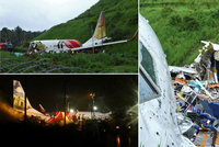 Letadlo z Dubaje se při přistání zlomilo vejpůl: Mezi 19 mrtvými jsou čtyři děti i piloti