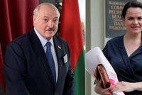 Největší hrozbou pro Lukašenka je mladá učitelka. Brunetka se skryla v bezpečí