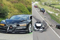 Sakra drahá nehoda: Bugatti za 70 milionů nabouralo další dva luxusní sporťáky