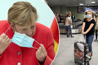Pozor při cestě do Německa: Za sundání roušky pokuta až 1300 Kč, někde i více
