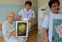 Sestřička Gabriela pro pacienty maluje obrazy: Pomáhají s rehabilitací, říká