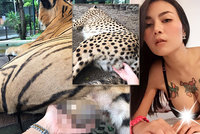 Potetovaná influencerka čelí hněvu internetu: Vyfotila se, jak drží tygra za koule!
