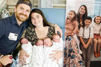 Rodiče adoptovali čtyři děti: Žena vzápětí otěhotněla s čtyřčaty!