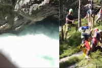 Český vodák se v Rakousku zřítil do vodopádu: Na stejném místě se totéž stalo i loni