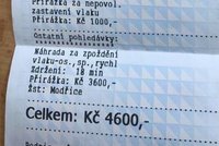 Astmatička Martina jela ve vlaku bez roušky: Pokuta 4600 Kč! Průvodčí zavolal i policii