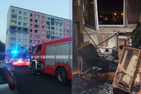 Při požáru bytu v Přerově málem zemřelo dítě: Základní škola rodině žačky nabídla pomoc