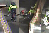 VIDEO: Kuriózní držkopády! „Pat a Mat“ ujížděli policii na kole, chytli se sami. Podívejte se