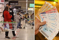 Nákup za 1000 korun i na více místech: Supermarkety rozšířily platby stravenkami