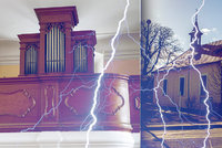 200leté varhany rozmetal kulový blesk! Klasicistní kostelík je perlou Kolodějí, co ukrývá?