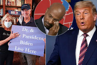 Nejsilnější momenty voleb v USA: Nadšený Biden, zlost Trumpa a slzy moderátora