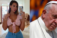 U fotky brazilské prsatice se objevil  „lajk“ papeže Františka: Vatikán to popřel!