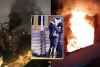 V Praze 4 hořel byt: Jednomu muži se zastavilo srdce, kouř bylo vidět z dálky