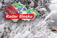 Česko čeká ledovka a až 10 centimetrů sněhu. Dejte pozor i na vichr a sledujte radar Blesku