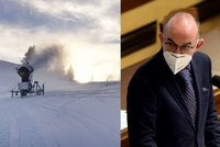 V Česku se bude lyžovat od 18. prosince. A Blatný rozkryl dezinformace o vakcíně