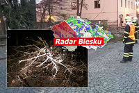 Vichr ONLINE: Tisíce Čechů bez elektřiny a orkán na Sněžce. Sledujte radar Blesku