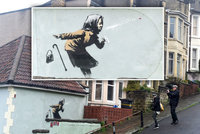 Slavný grafiťák Banksy udělal na dům „Hepčík!“ Učinil z jeho majitelky multimilionářku?