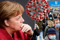 Německo dramaticky zpřísňuje. Zavře obchody i školy, na Silvestra omezí setkávání