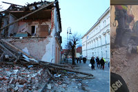 Zázrak po otřesech v Chorvatsku: Hasiči zachránili z ruin dívku. A Češi mají poškozené domy