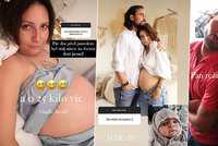 Velké odhalení Veroniky Arichtevy: Velmi intimní fotky před porodem syna Luky!