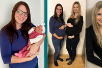 Spolužačky ze "základky" se sešly v porodnici: Monika s Markétou nečekaně rodily ve stejný den