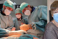Unikátní operace v Třinci: Místo nového srdce má Vilma (64) chlopeň šitou na míru