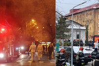 Požár zdecimoval covidové oddělení staré nemocnice. V Bukurešti zemřeli čtyři pacienti