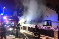 Požár rodinného domu v Jinonicích: Popálená holčička (4) skončila v nemocnici!