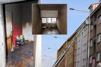 Děsivé svědectví z ohnivého pekla ve Strašnicích: Hustý černý dým v bytě, nebylo vidět na krok!