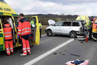 Hromadná nehoda na Šumpersku! Zranění jsou čtyři lidé