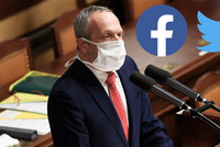 Klaus proti cenzuře na internetu: Chce stíhat Facebook. Poslanci pustili zákon dál i přes „díry“