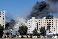 Tvrdý izraelský úder v Gaze: K zemi šla i budova s kanceláří renomované agentury