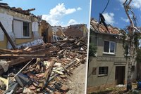 Ničivé tornádo v Hruškách: Psycholog pražských hasičů Jan Remeš pověděl, jak v místě probíhá pomoc