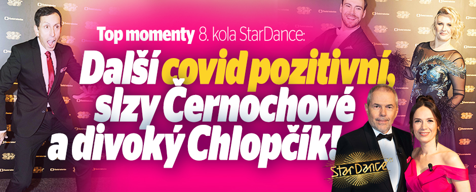 Zásadní okamžiky 8. kola StarDance: Další covid pozitivní!