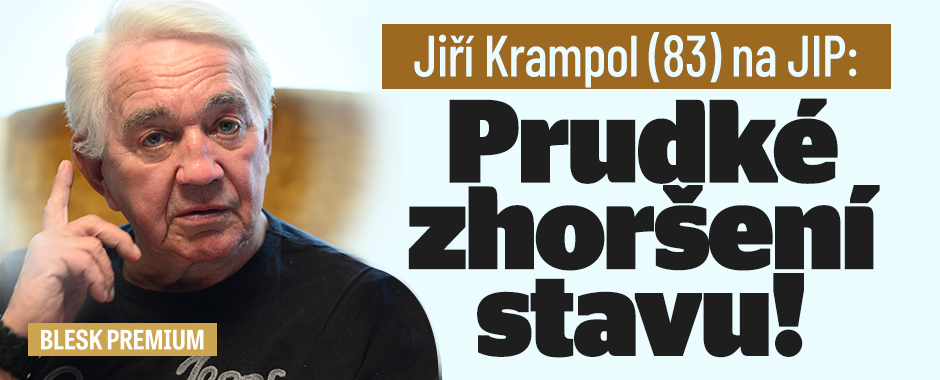 Jiří Krampol (83) na JIP: Prudké zhoršení stavu!