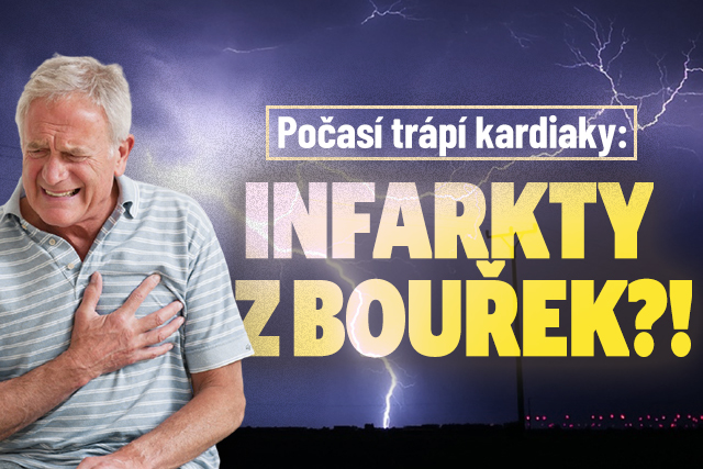 Počasí jako zátěž pro kardiaky: Způsobují bouřky infarkt?