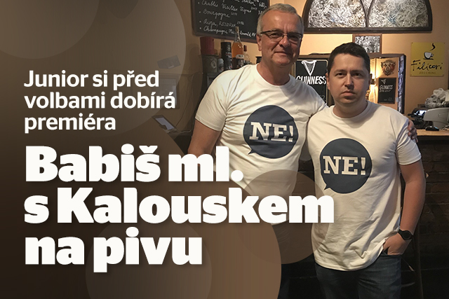 Babiš ml. s Kalouskem na pivu! Junior si dobírá premiéra