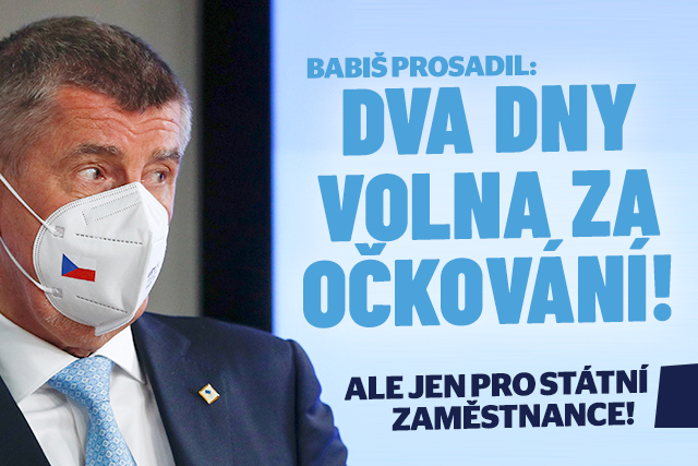 Očkovaní státní zaměstnanci si polepší: Dva dny volna navíc!