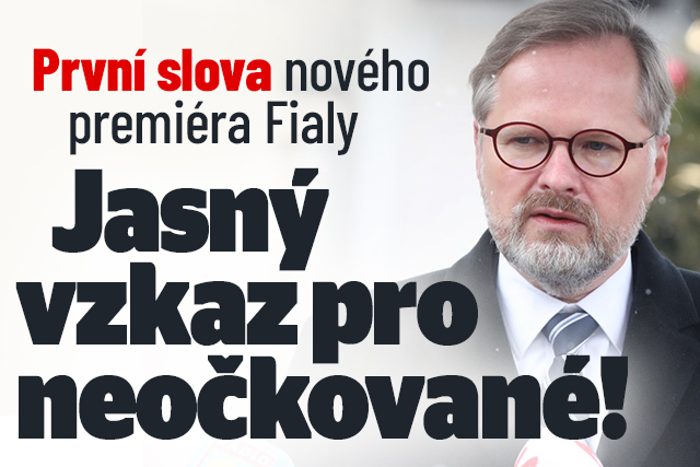 První slova premiéra Fialy: Jasný vzkaz pro neočkované!