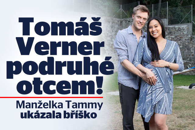 Tomáš Verner podruhé otcem: Manželka Tammy ukázala bříško! 