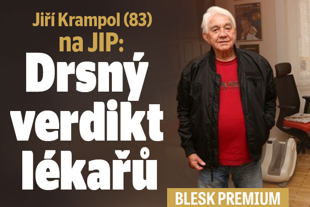 Jiří Krampol (83) na JIP: Drsný verdikt lékařů