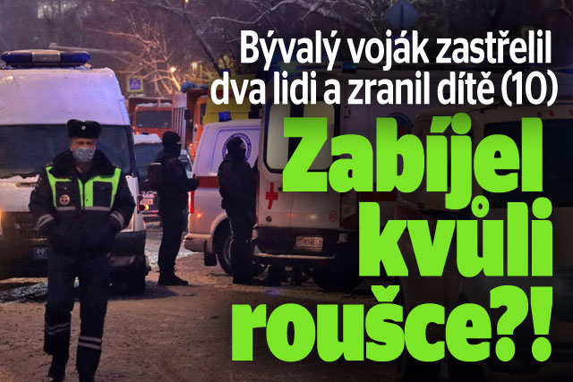 Bývalý voják zastřelil dva lidi a zranil dítě: Kvůli roušce!