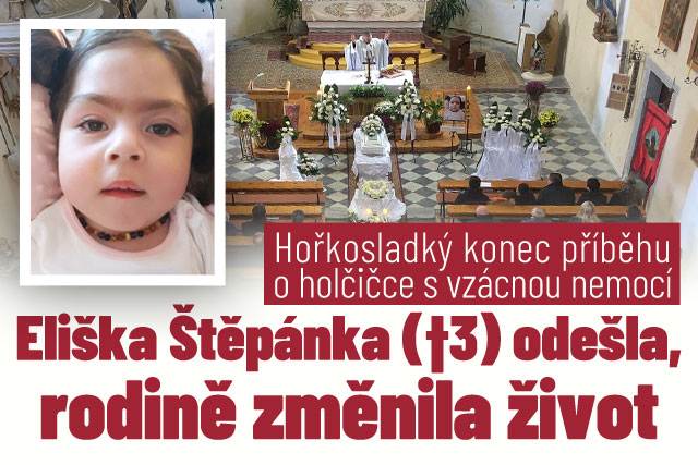 Eliška (†3) s vzácnou nemocí odešla, rodině změnila život