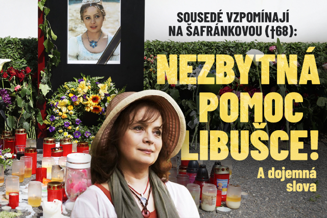 Sousedé vzpomínají na Šafránkovou (†68): Pomoc Libušce!
