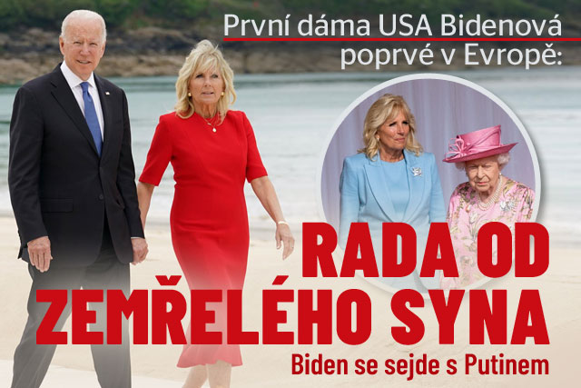 První dáma Bidenová poprvé v Evropě: Rada od mrtvého syna