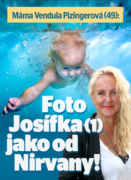 Vendula Pizingerová: Unikátní foto Josífka jako od Nirvany!