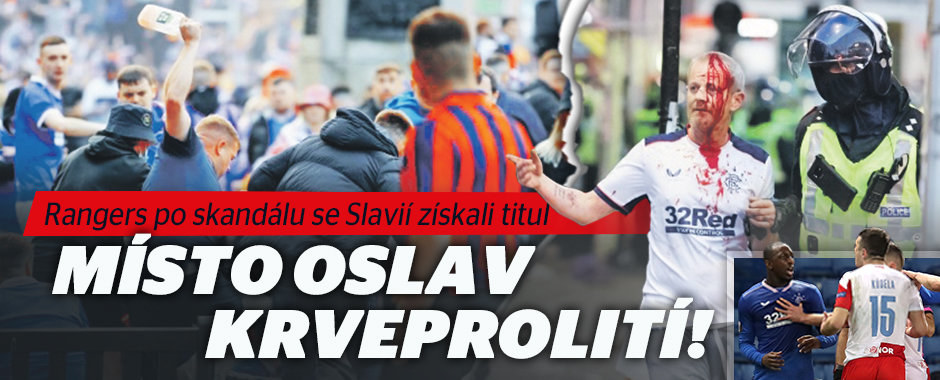 Přívrženci Rangers rozpoutali peklo: Místo oslav krveprolití! Přívrženci Rangers rozpoutali peklo: Místo oslav krveprolití!