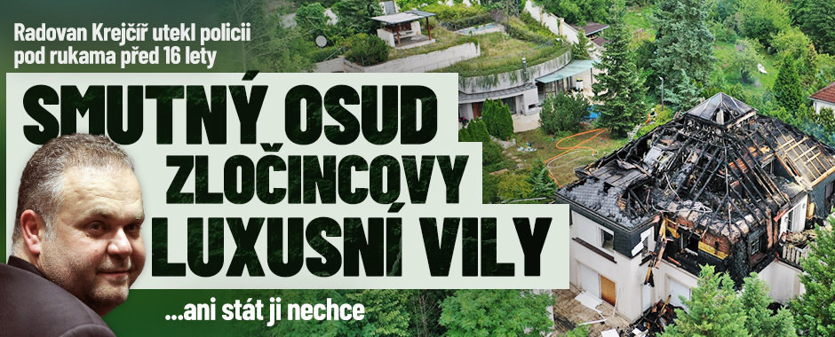 Radovan Krejčíř utekl policii pod rukama před 16 lety: Smutný osud zločincovy luxusní vily... ani stát ji nechce Radovan Krejčíř utekl policii pod rukama před 16 lety: Smutný osud zločincovy luxusní vily... ani stát ji nechce